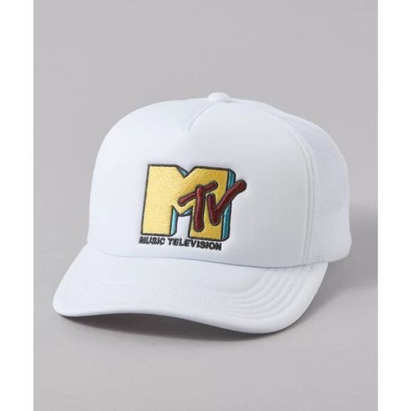 American Eagle Outfitters Other - American Eagle MTV Trucker Hat Mesh Cap Adjustable Adult Unisex Music Television